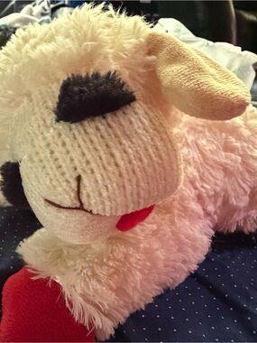 Cream Plush lamb chop Toy for Dogs!